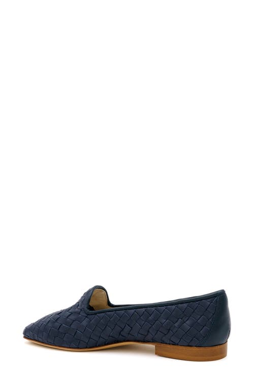 Amalfi By Rangoni Gastone Perforated Espadrille In Peacot Stuoia Dama