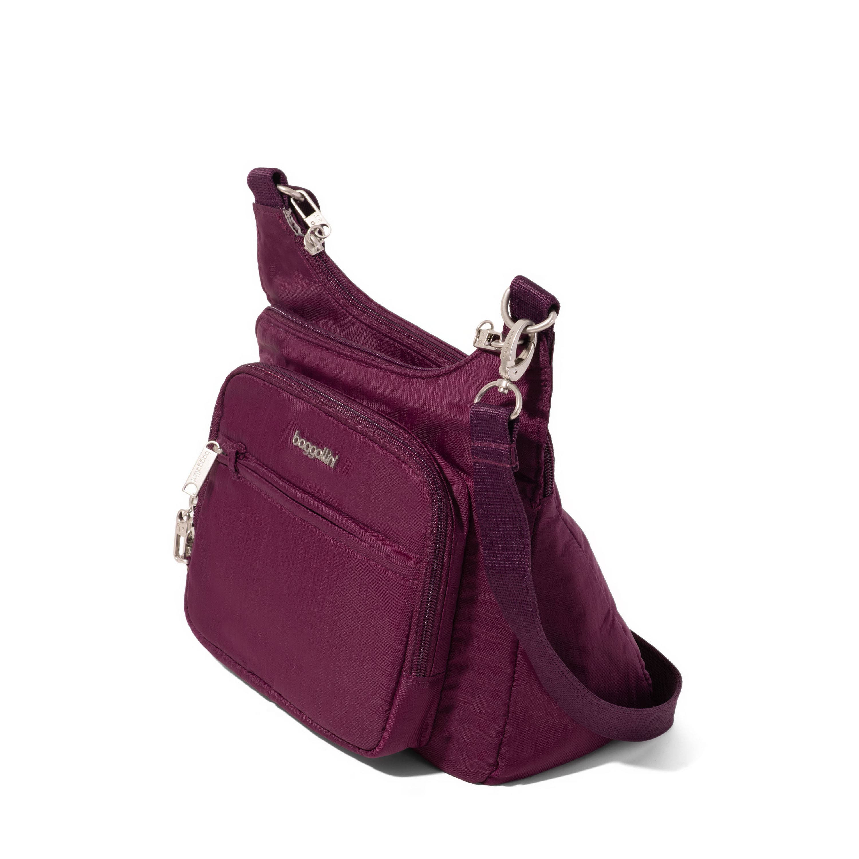 Securtex Anti-Theft Crossover Crossbody, Alternate, color, MULBERRY