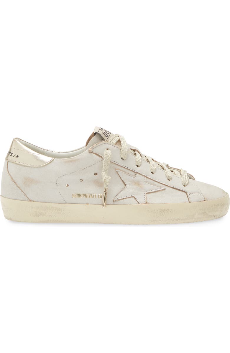 Golden Goose Super-Star Sneaker, Alternate, color, Beige/ Platinum