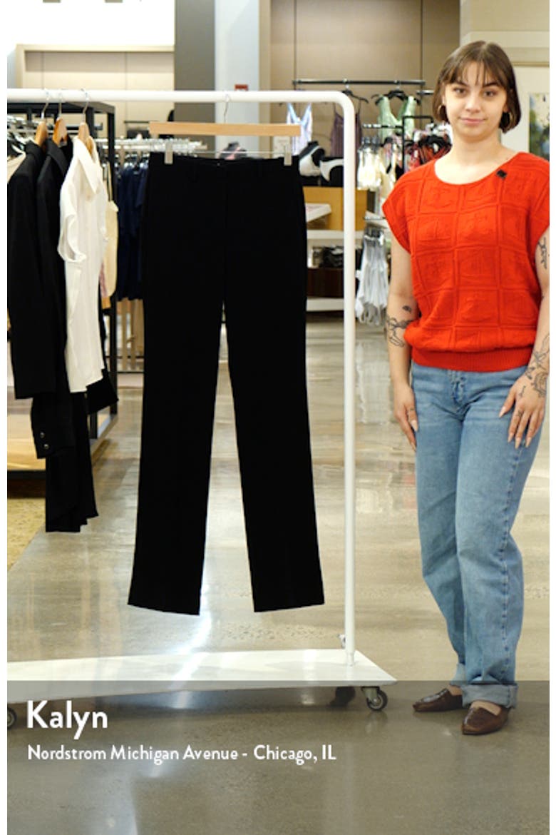 Slim Fit Flare Trousers video