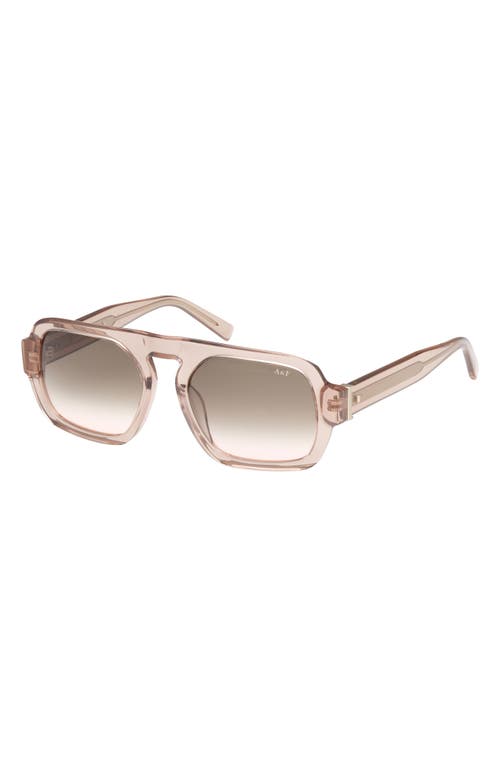 Abercrombie & Fitch 53mm Navigator Sunglasses In Brown