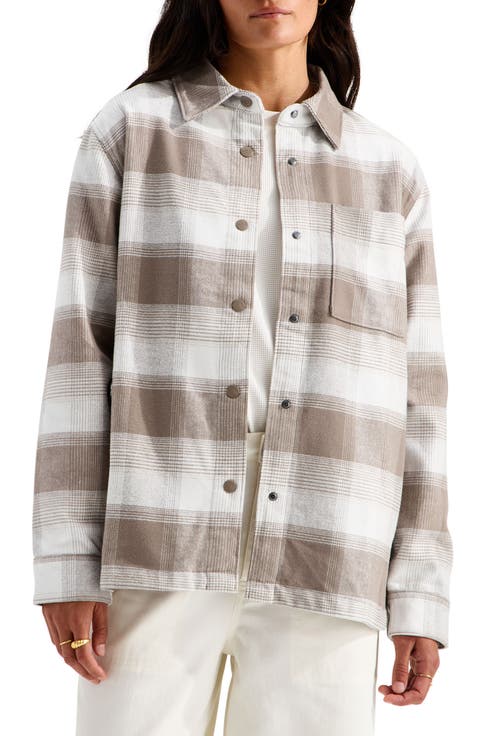 Forest Flannel Long Sleeve Shacket