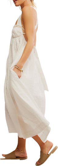Poppy Cotton Seersucker Midi Dress