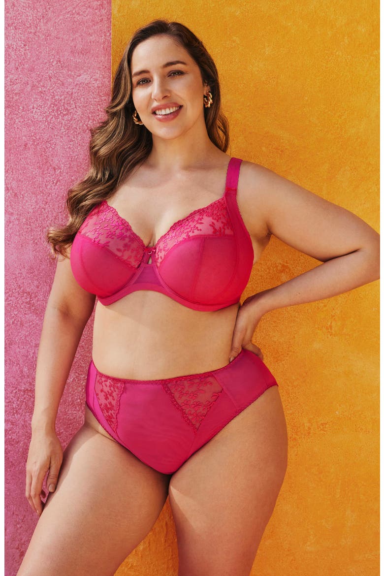 Zarla Full Figure Underwire Bra, Alternate, color, LOVE POTION