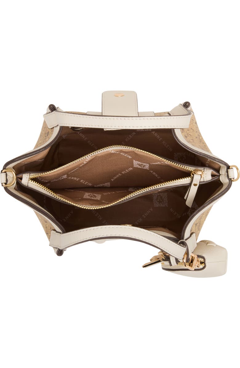 Anne Klein Cork Mini Tote with Card Wallet, Alternate, color,