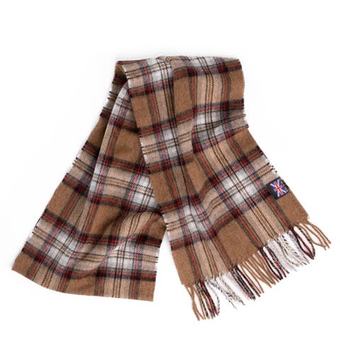 Merino Lambswool Tartan Scarf