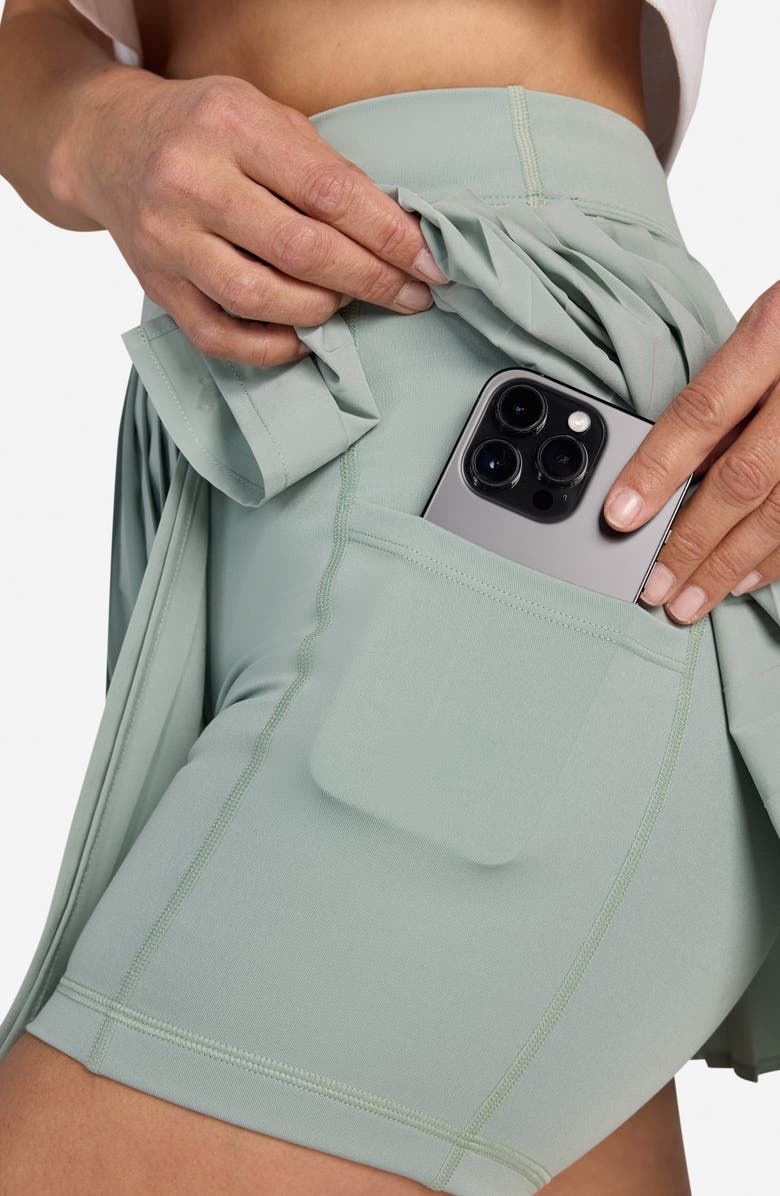 Bad Birdie Double Down Skort, Alternate, color, Washed Sage