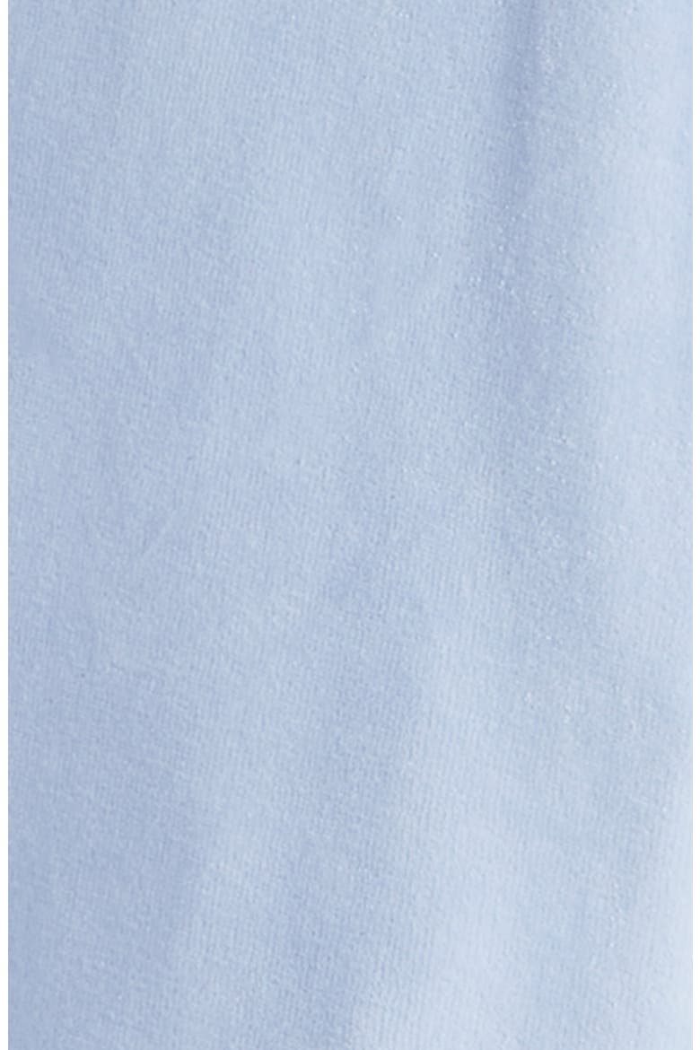 Kids' Ruffle Pocket Velour Pants, Alternate, color, BLUE XENON BOW EMB