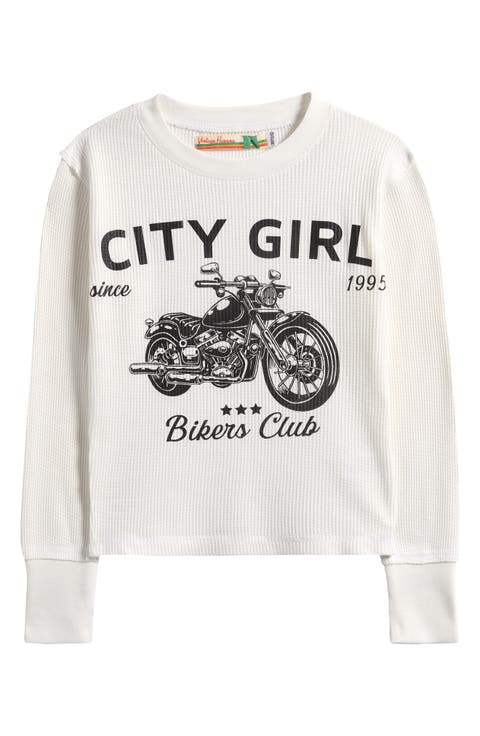 Kids' Cotton Blend Thermal Graphic T-Shirt (Big Kid)