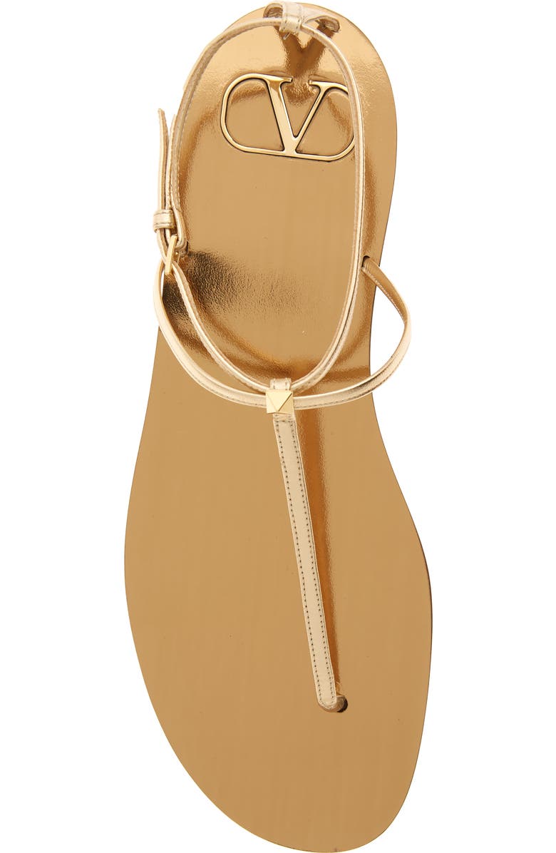Valentino Garavani Rockstud T-Strap Sandal, Alternate, color,