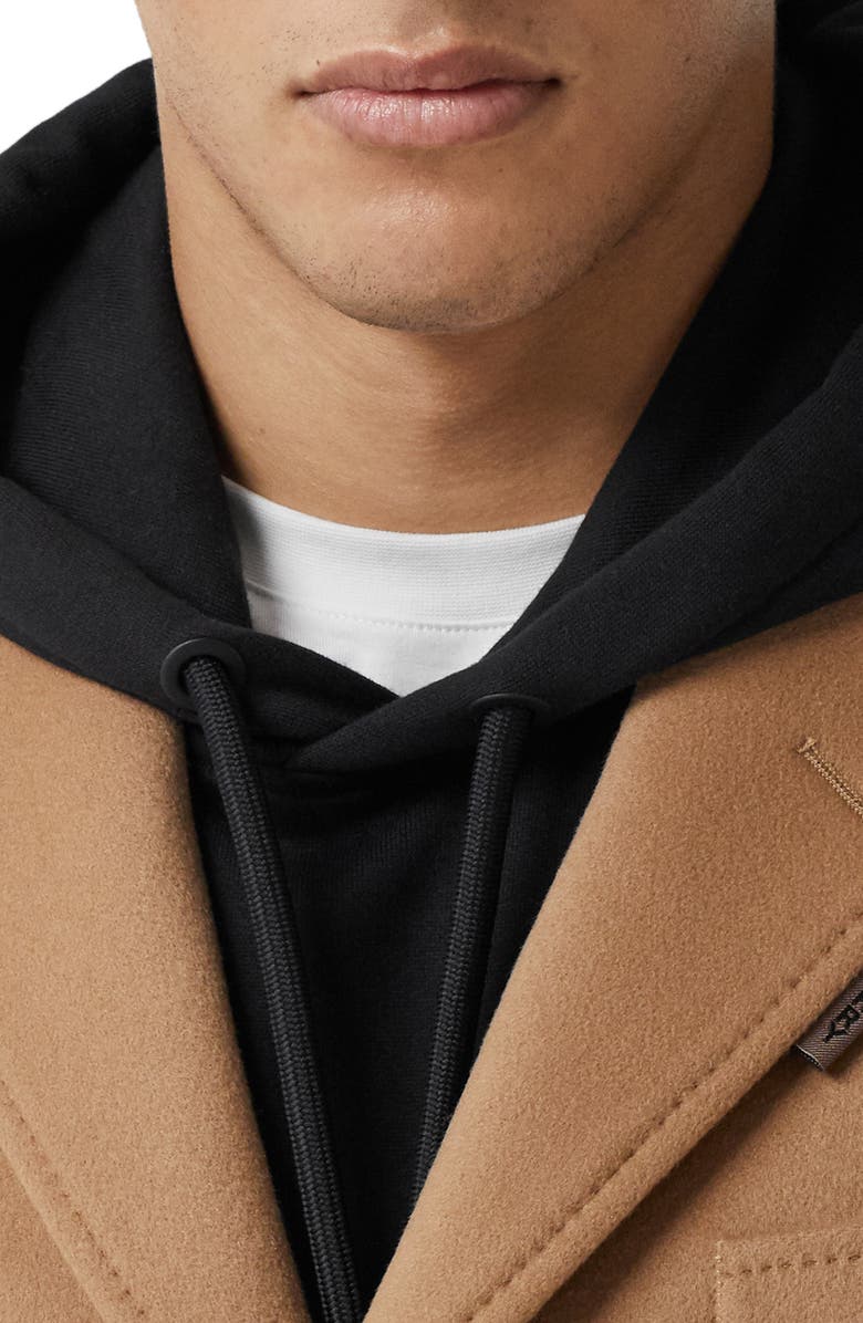 Burberry Hawkhurst TB Button Wool & Cashmere Coat, Alternate, color, 