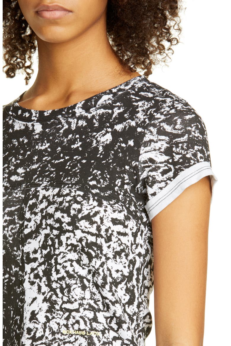 Print Lapped Seam Baby Tee, Alternate, color, ASTRAKHAN