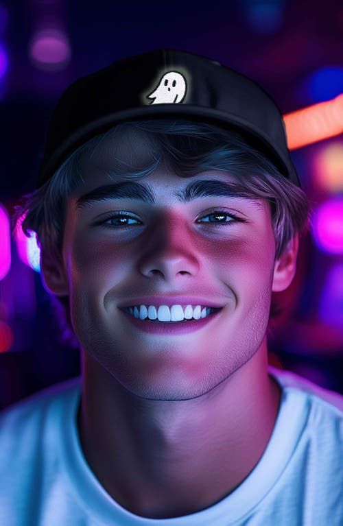 Dalix Ghost Dad Hat In Black