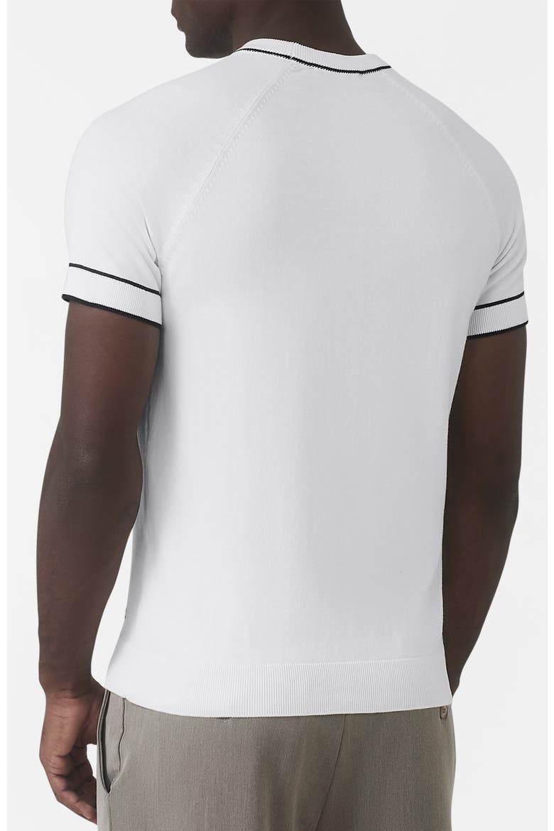 Franco Slim Knit Tee, Alternate, color, White