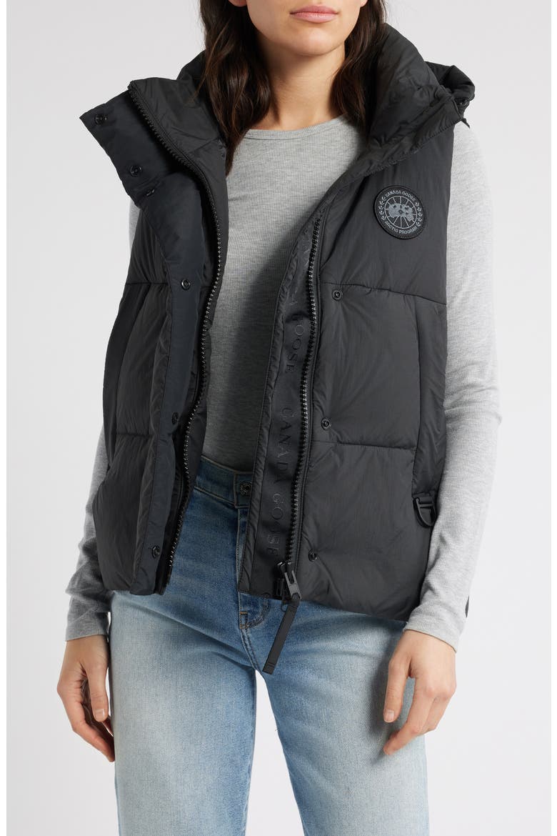 Junction 750 Fill Power Down Puffer Vest, Alternate, color, BLACK