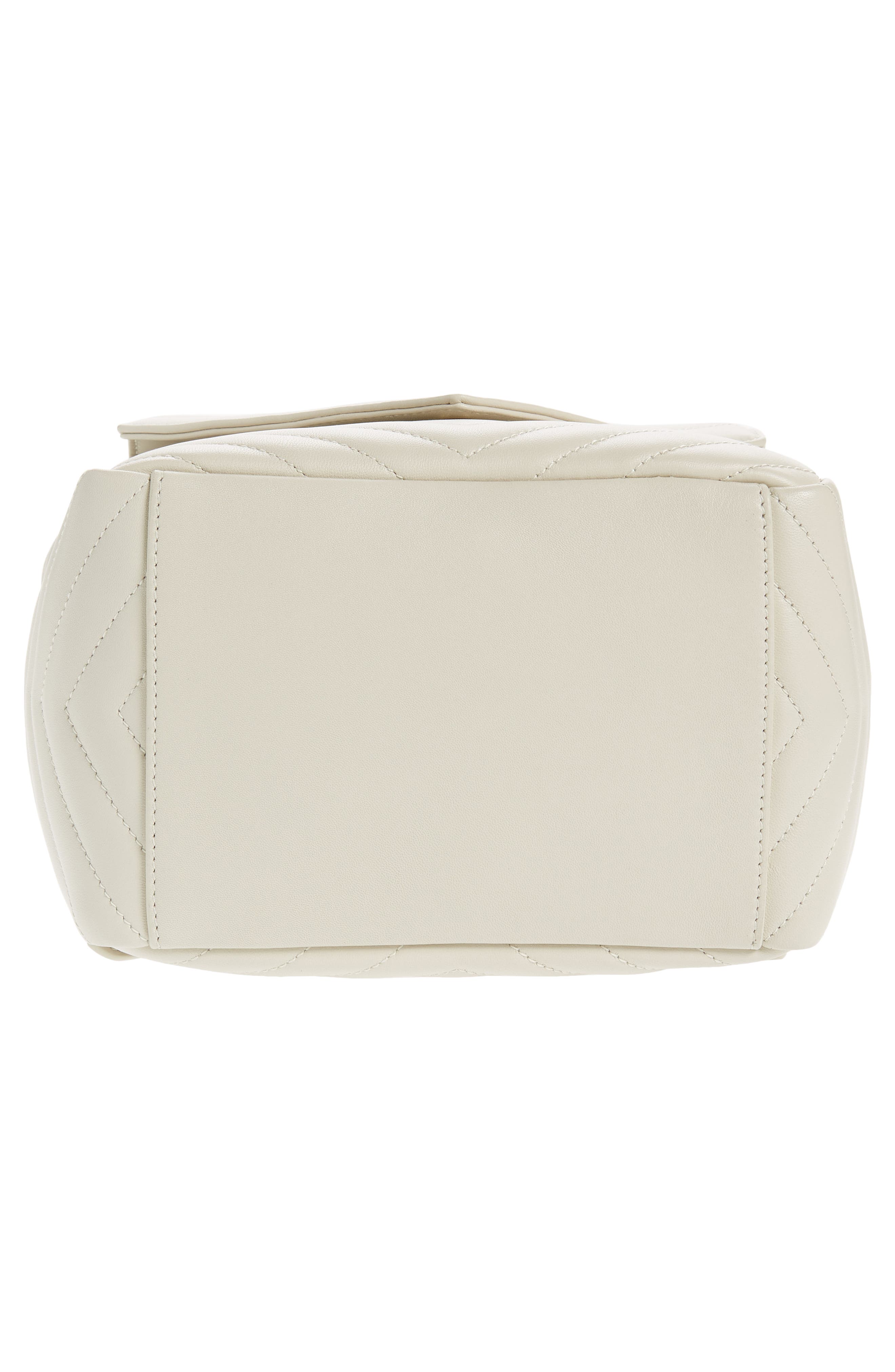 Joe Monogram Matelassé Leather Backpack, Alternate, color, 9207 CREMA SOFT