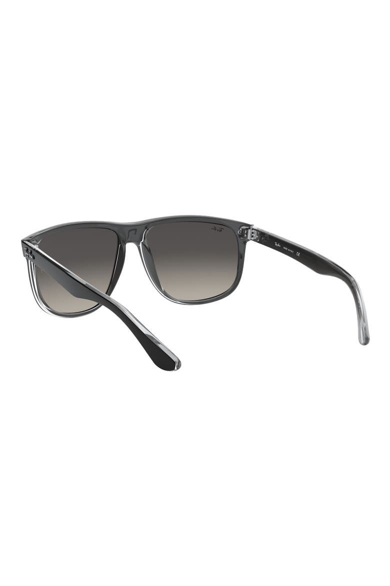 Boyfriend 60mm Flat Top Sunglasses, Alternate, color, GRY GRD