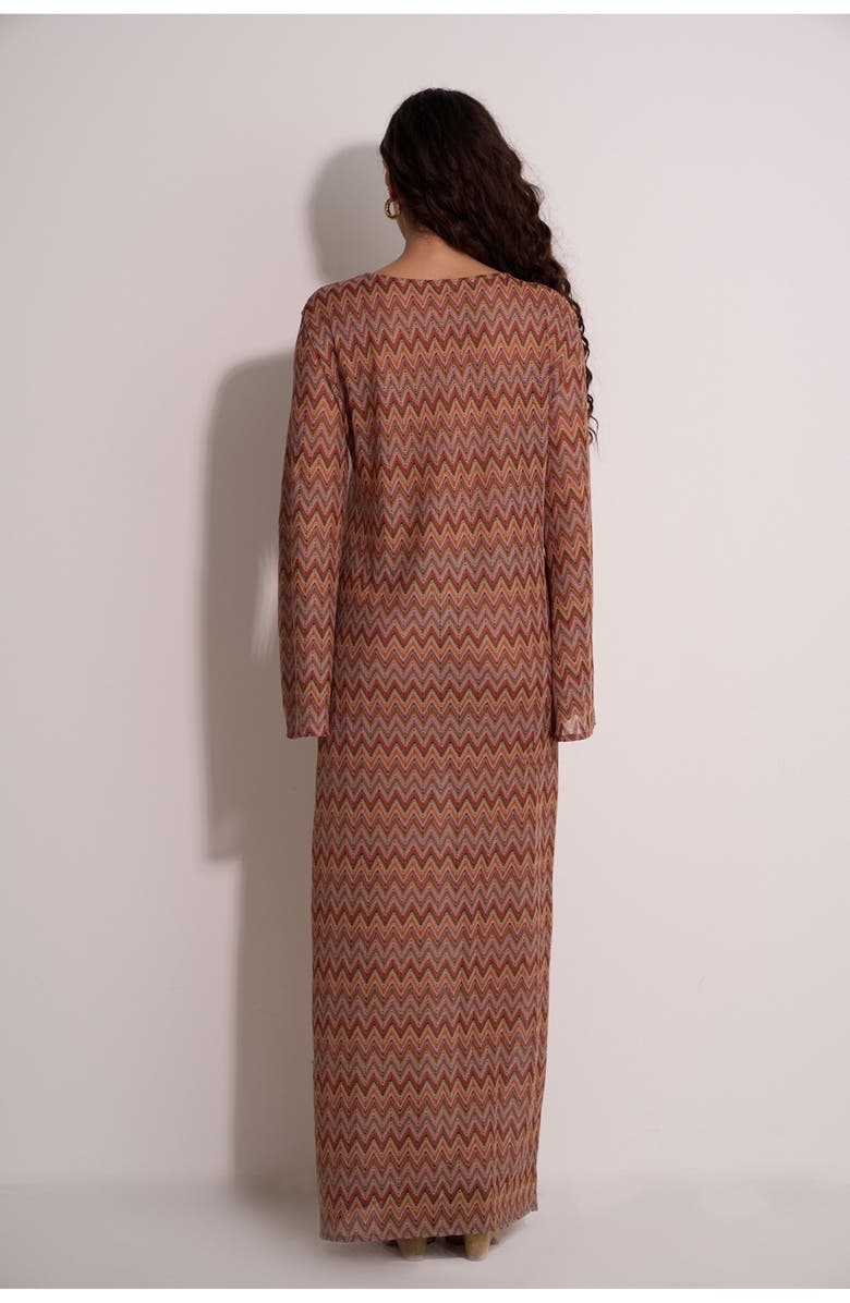 Gottex Beach Life Desert Mirage Belinda Maxi Beach Dress, Alternate, color, Multi-Brown