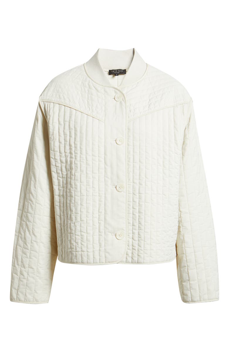 rag & bone Margot Quilted Jacket, Alternate, color, Plain Tan