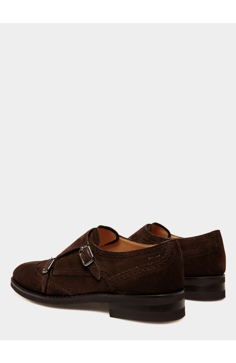 Bally Scribe Un Monk-Strap, Alternate, color, Brown