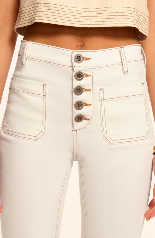 RAMY BROOK RAMY BROOK CINDY TOPSTITCH DETAIL PATCH POCKET JEANS