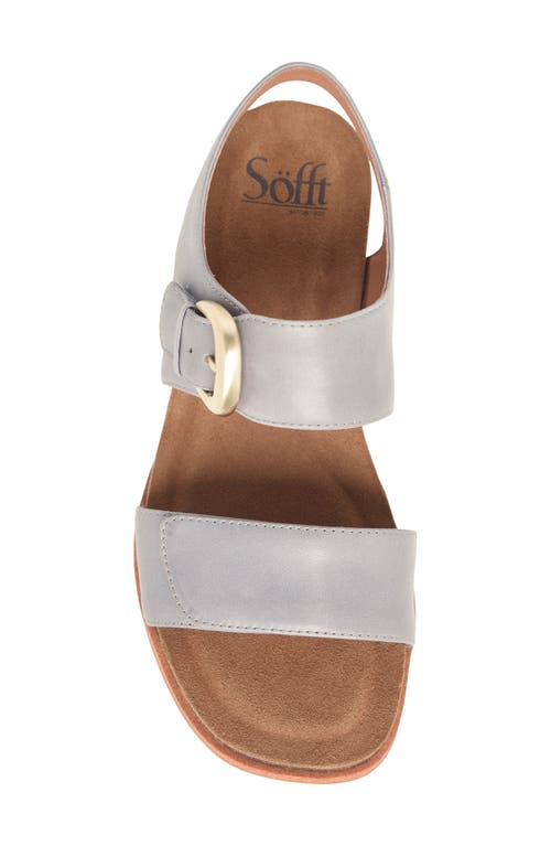 Söfft Peggie Wedge Sandal In Chambray