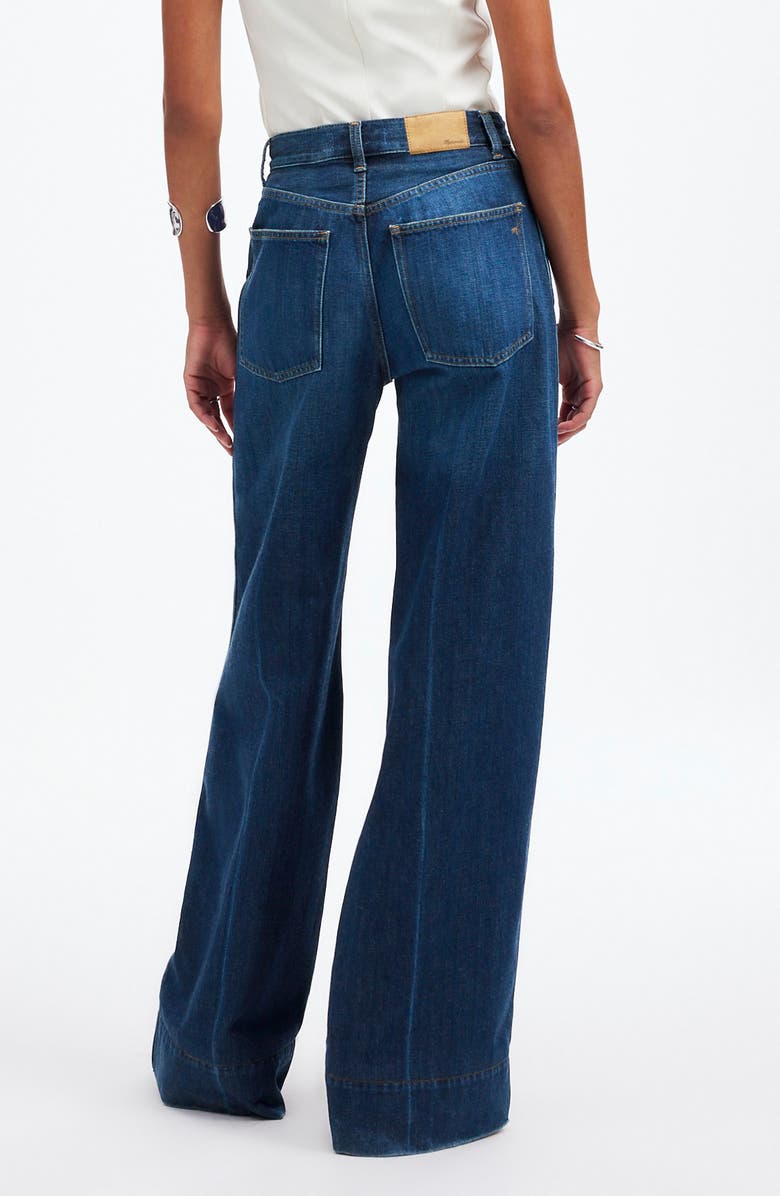 Madewell Softdrape Denim Superwide-Leg Jeans, Alternate, color, 
