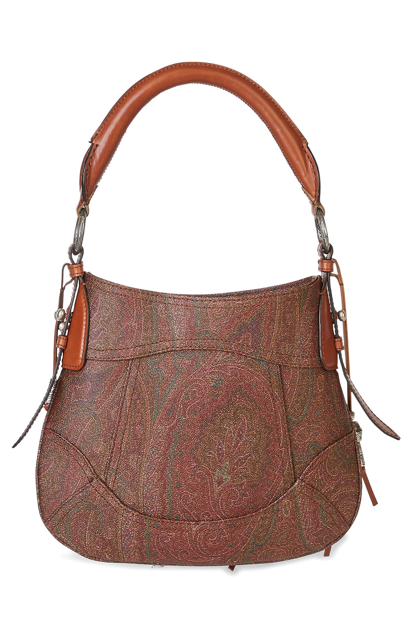 Etro Dreamcatcher Paisley Jacquard Hobo Bag, Alternate, color, 