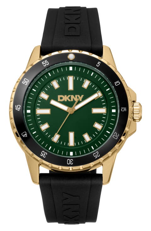 Sport Silicone Strap Watch, 43mm