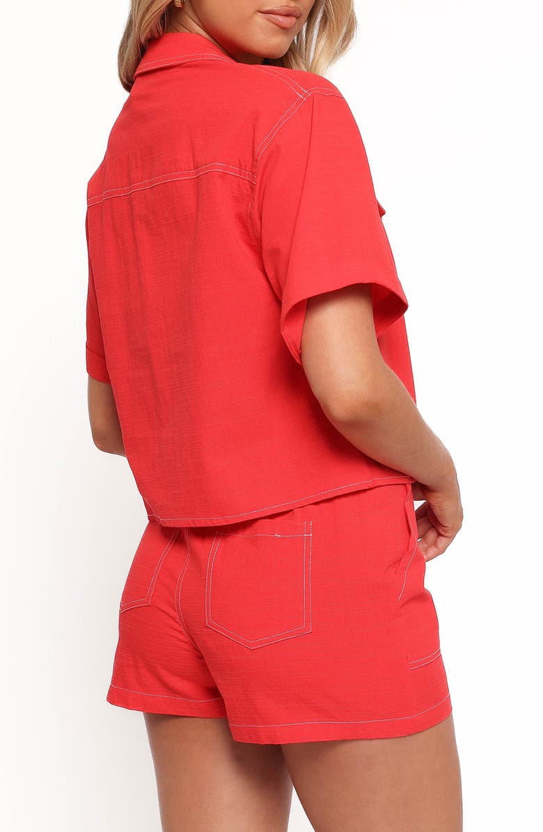 Petal & Pup Flo Shirt, Alternate, color, Red