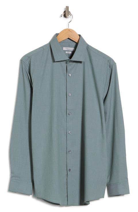 Elevated Twill Slim Fit Dress Shirt