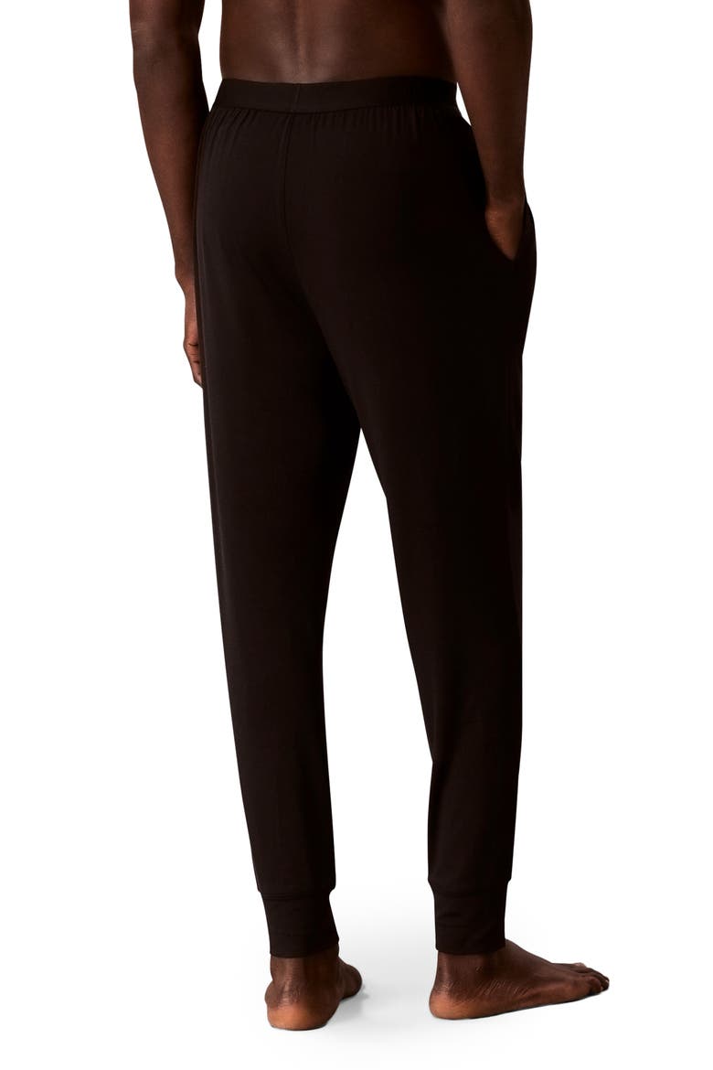 Ultrasoft Stretch Modal Pajama Joggers, Alternate, color, BLACK