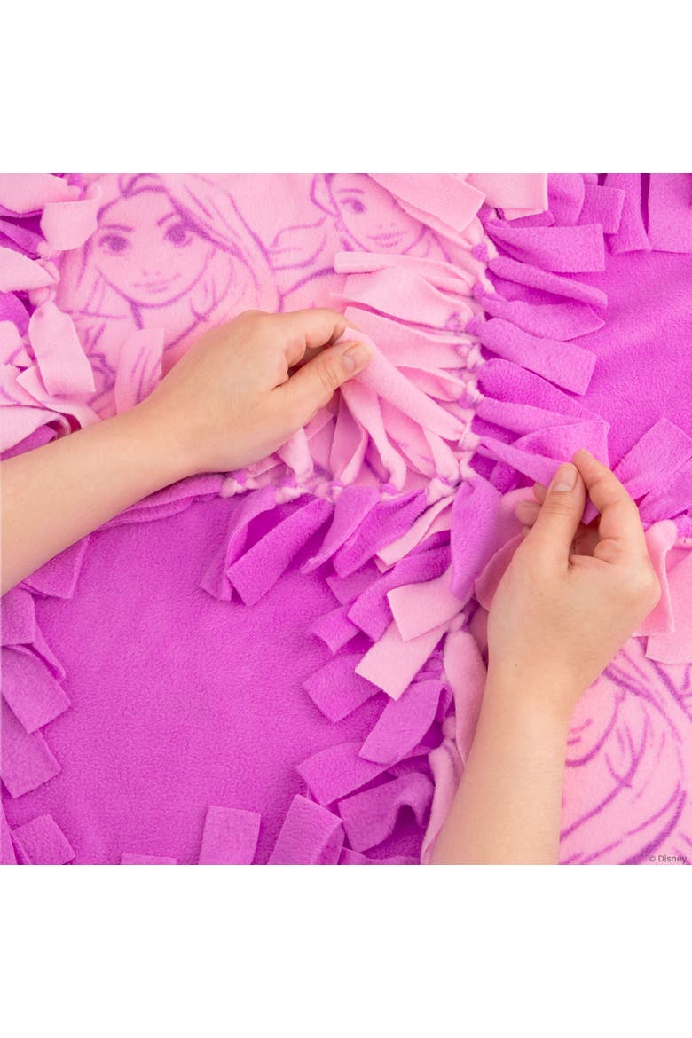No Sew Blanket, Disney Princess, DIY 48 Inch Blanket Craft Kit, Alternate, color, Multicolored