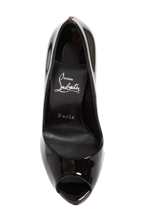 Christian Louboutin Lady Z Peep Toe Pump In Multi