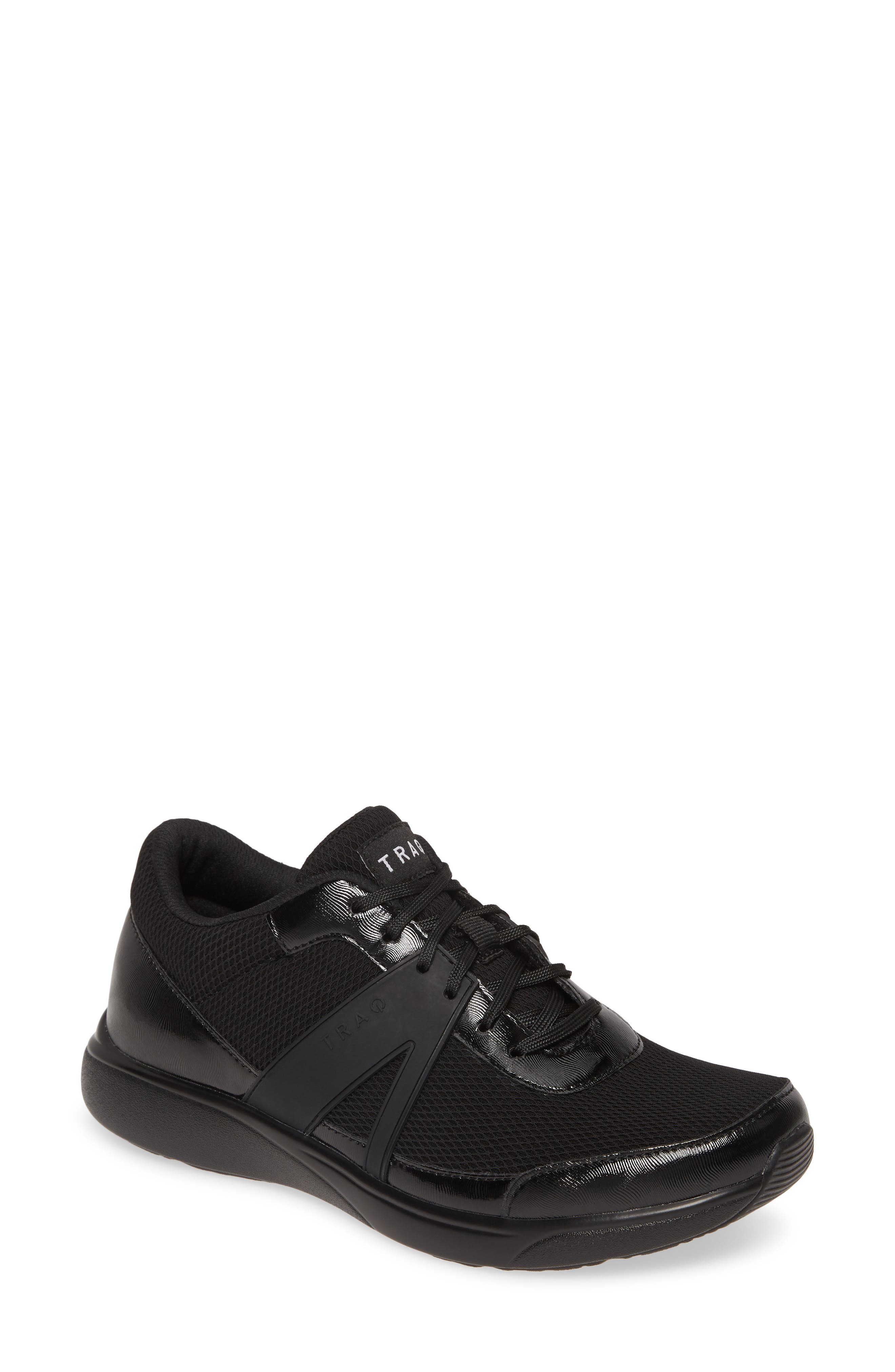 Qarma Sneaker, Main, color, BLACK DIAMOND LEATHER