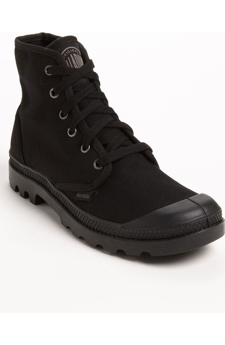 Palladium Pampa Hi Canvas Boot, Main, color, Black/ Black