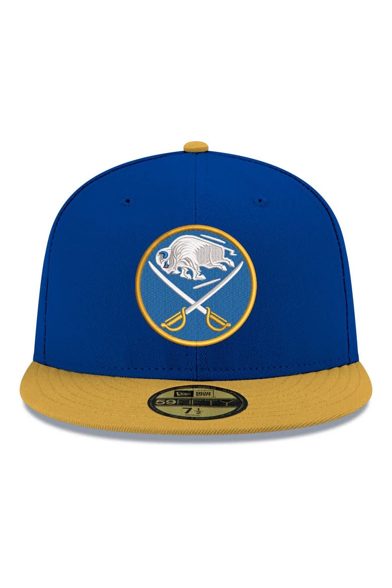 Men's New Era  Royal Buffalo Sabres Core Logo Two-Tone 59FIFTY Fitted Hat, Alternate, color, Royal