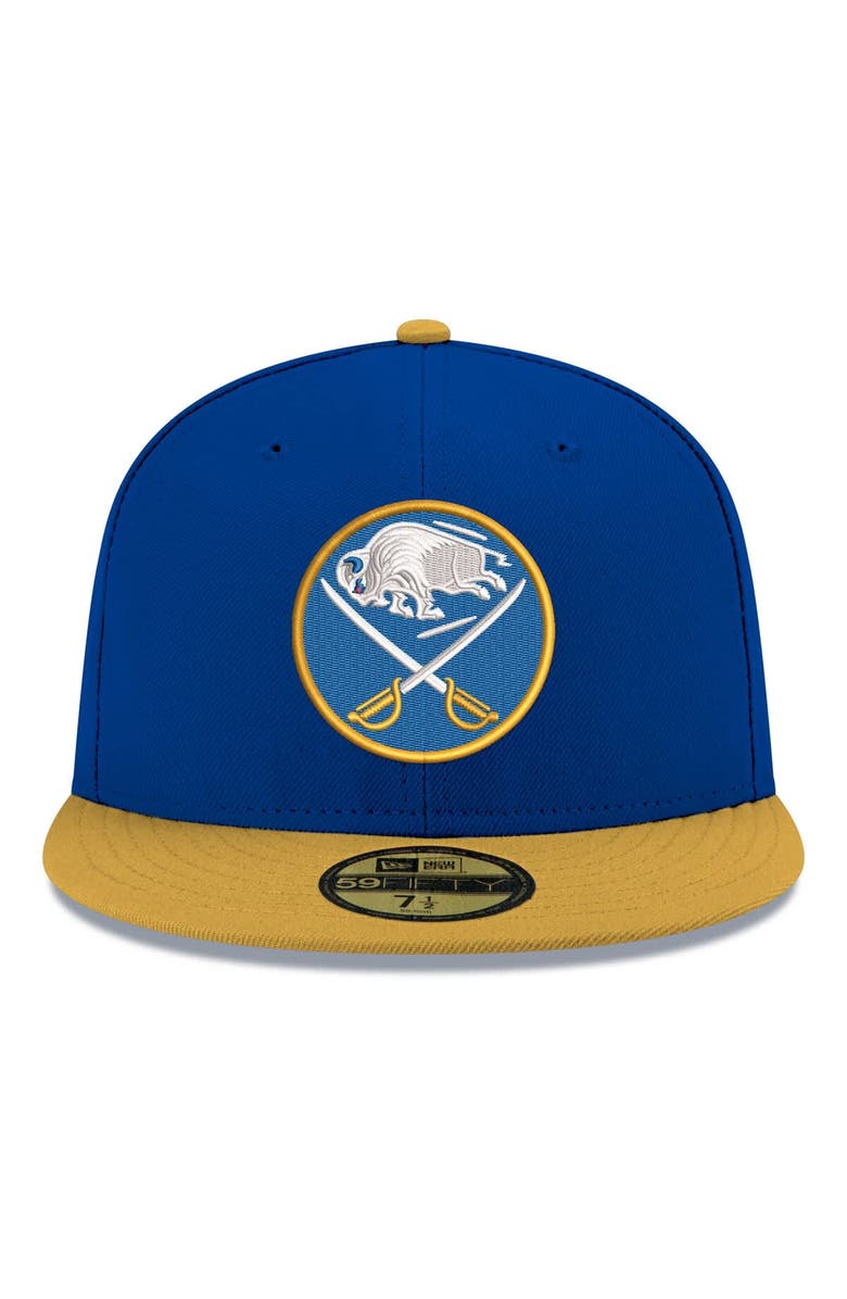 New Era Men's New Era Royal Buffalo Sabres Core Logo Two-Tone 59FIFTY Fitted Hat, Alternate, color, Royal