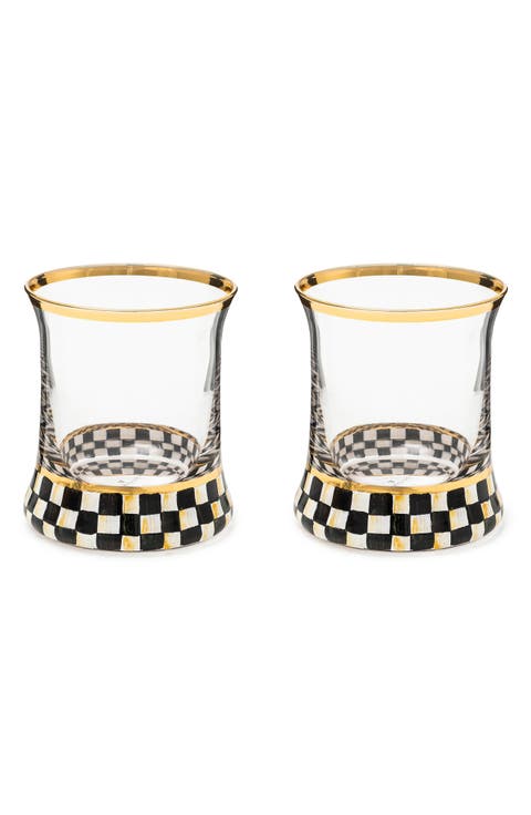 Courtly Check Set of 2 Tumblers