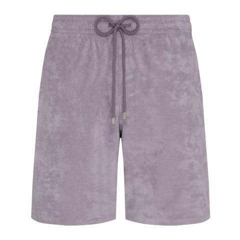 Men Terry Bermuda Shorts Solid
