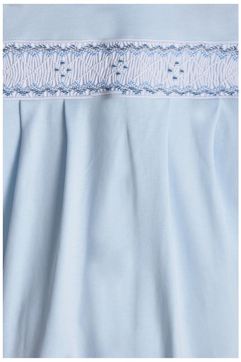 Premium Peruvian Pima CottonSmock Playsuit for Infant, Main, color, Blue
