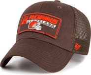 '47 Youth '47 Brown Cleveland Browns Levee MVP Trucker Adjustable Hat