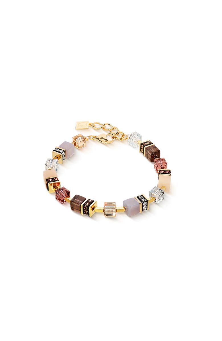 COEUR DE LION Geocube Precious Statement Bracelet, Main, color, Golden Blush
