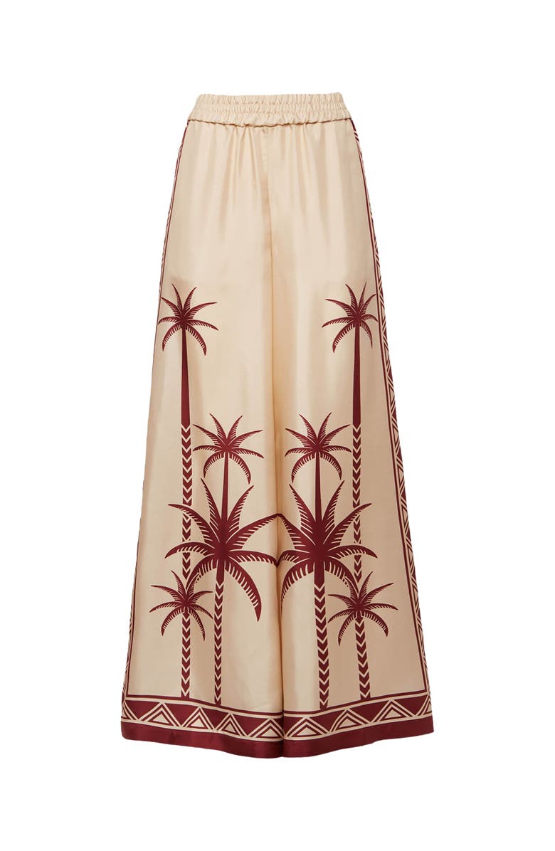 La DoubleJ Palazzo Pants Placée Date Palms Ivory, Alternate, color, Date Palms Placée Ivory