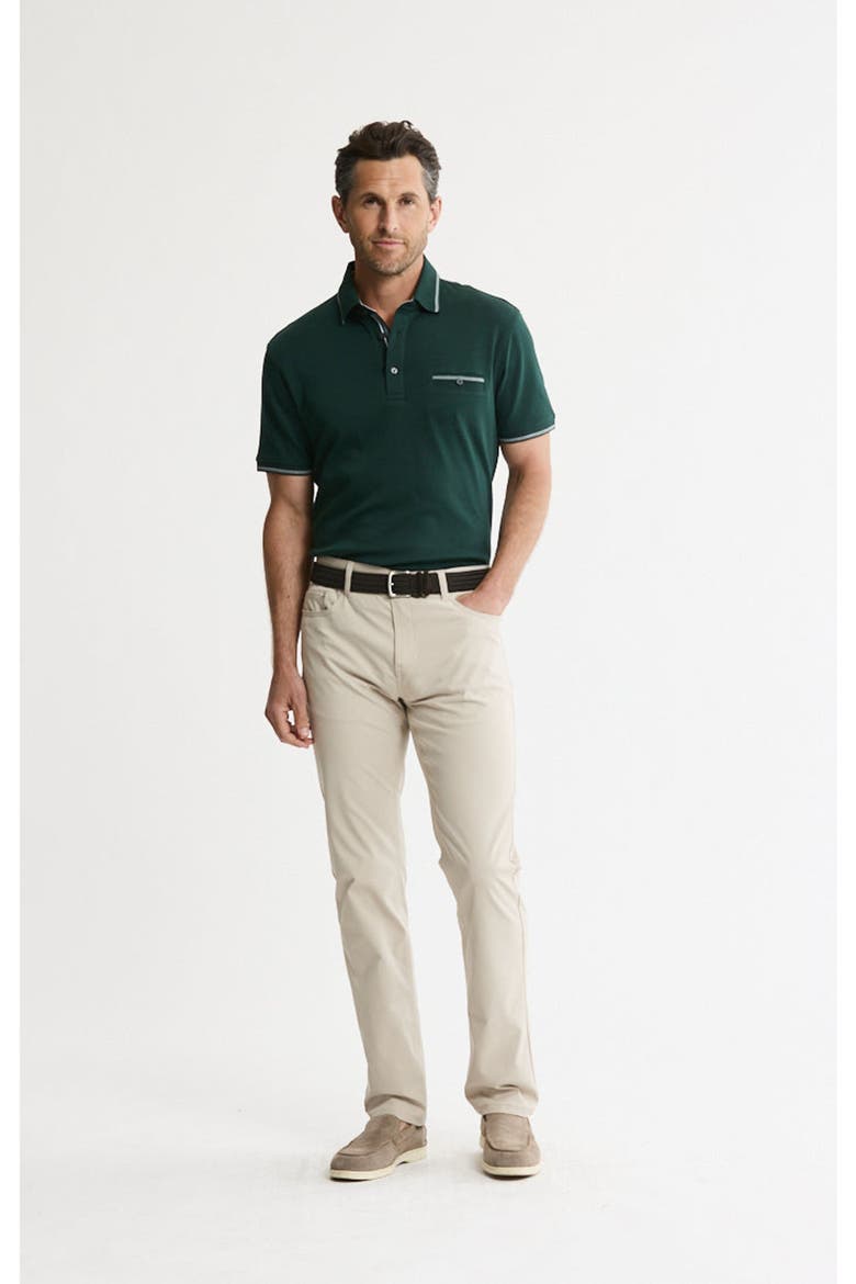 Cotton Interlock Polo, Alternate, color, Dark Green