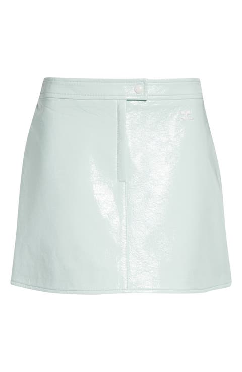 Re-Edition Vinyl Miniskirt