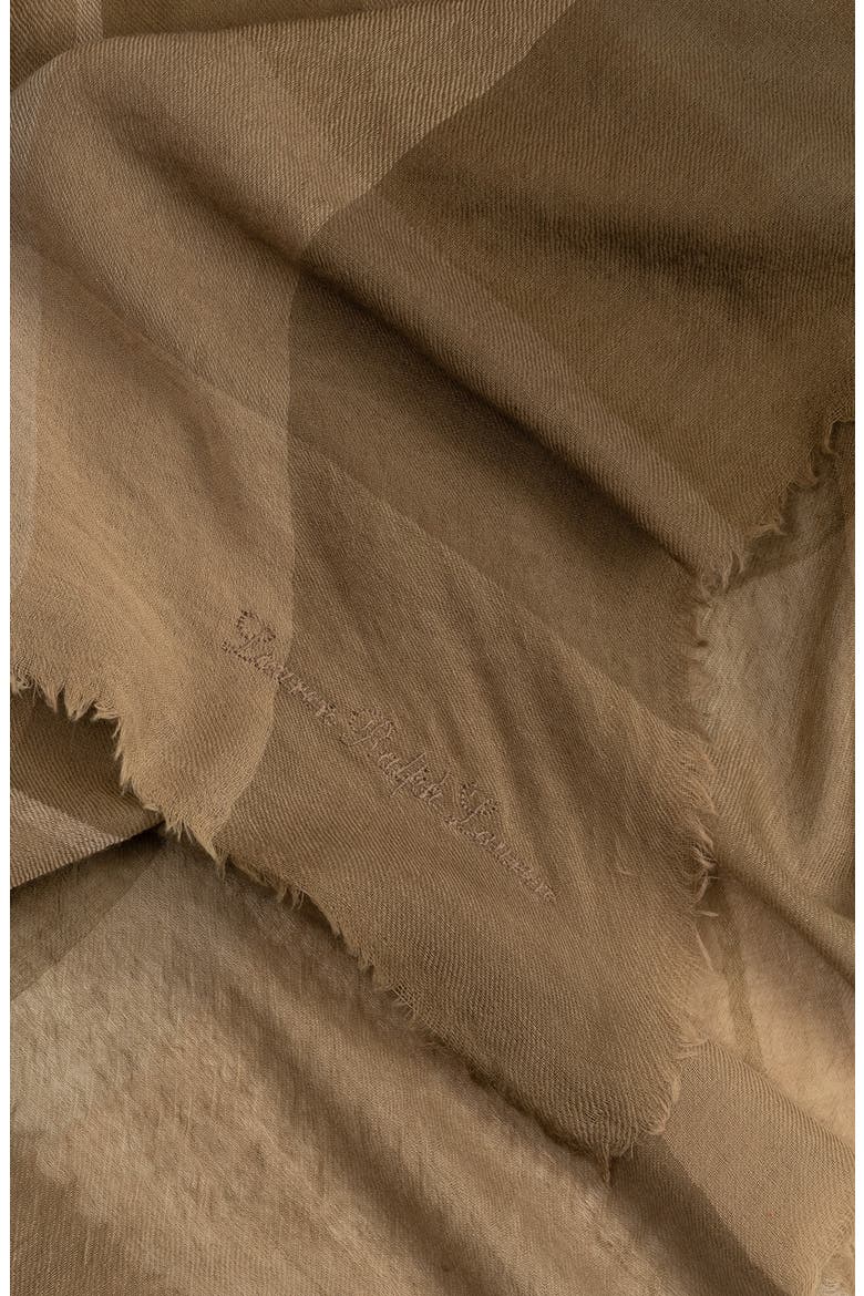 Woven Plaid Square, Alternate, color, Taupe