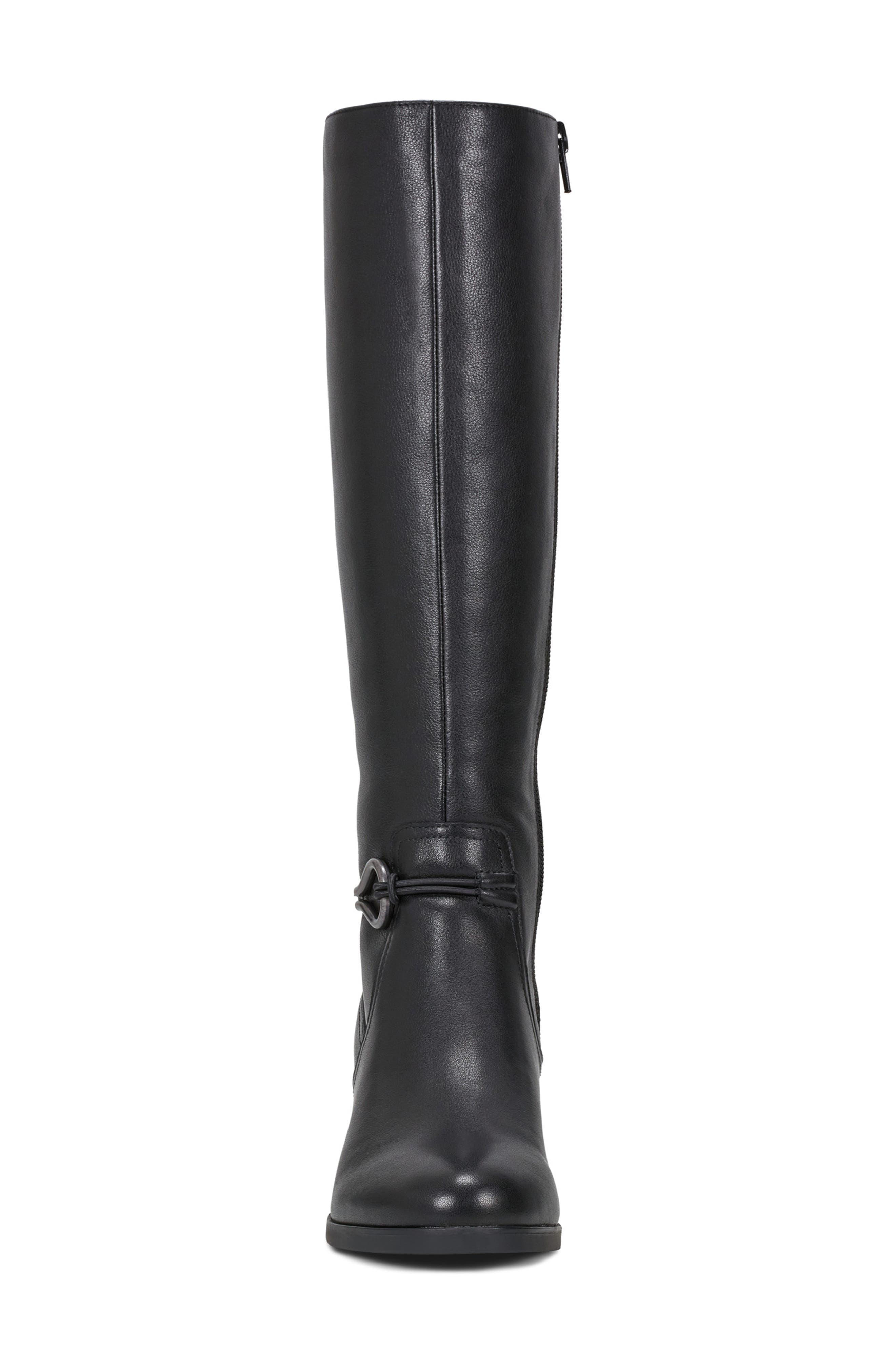 Rockport Cobb Hill Presley Tall Boot, Alternate, color, Black