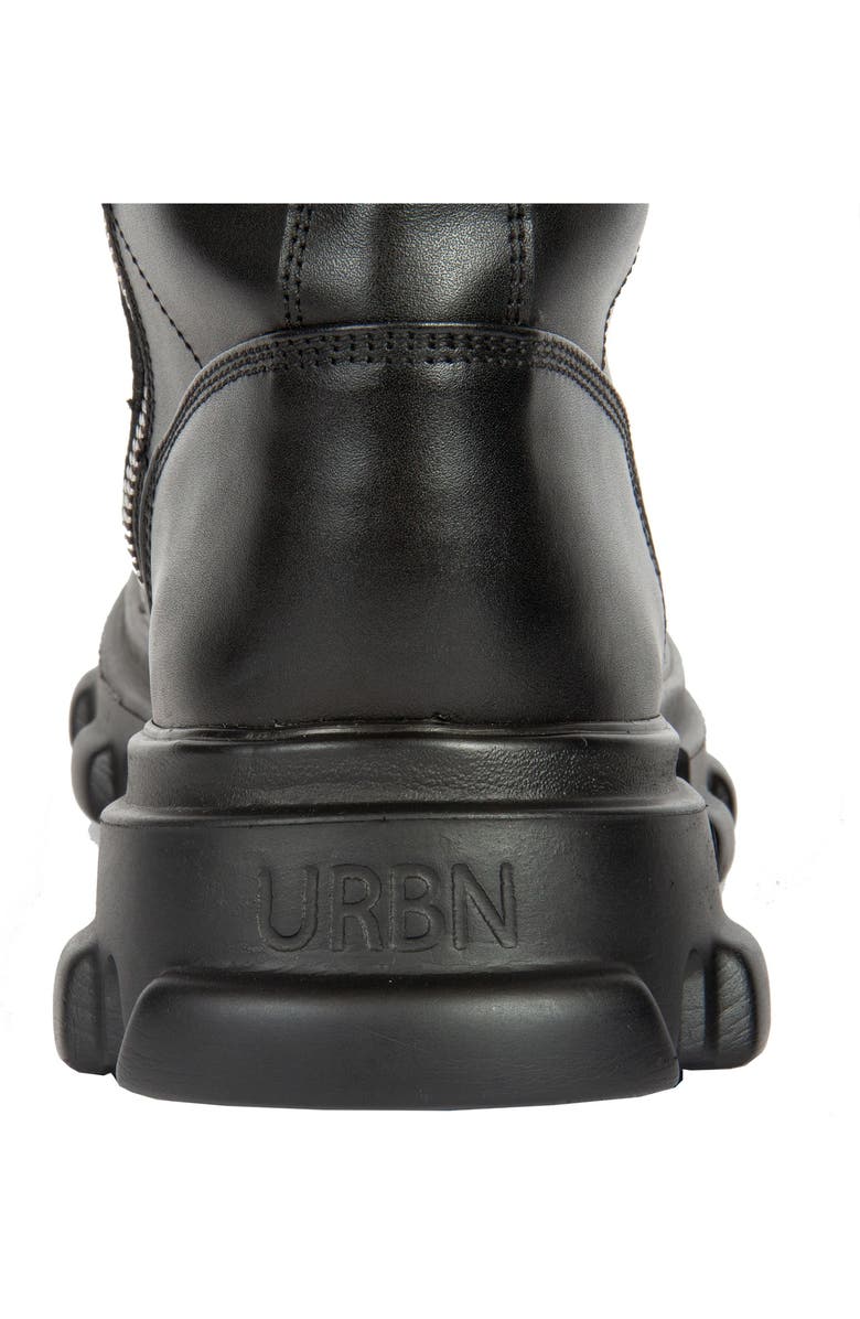 URBNKICKS High Altitude Black Leather Boots BSB, Alternate, color,