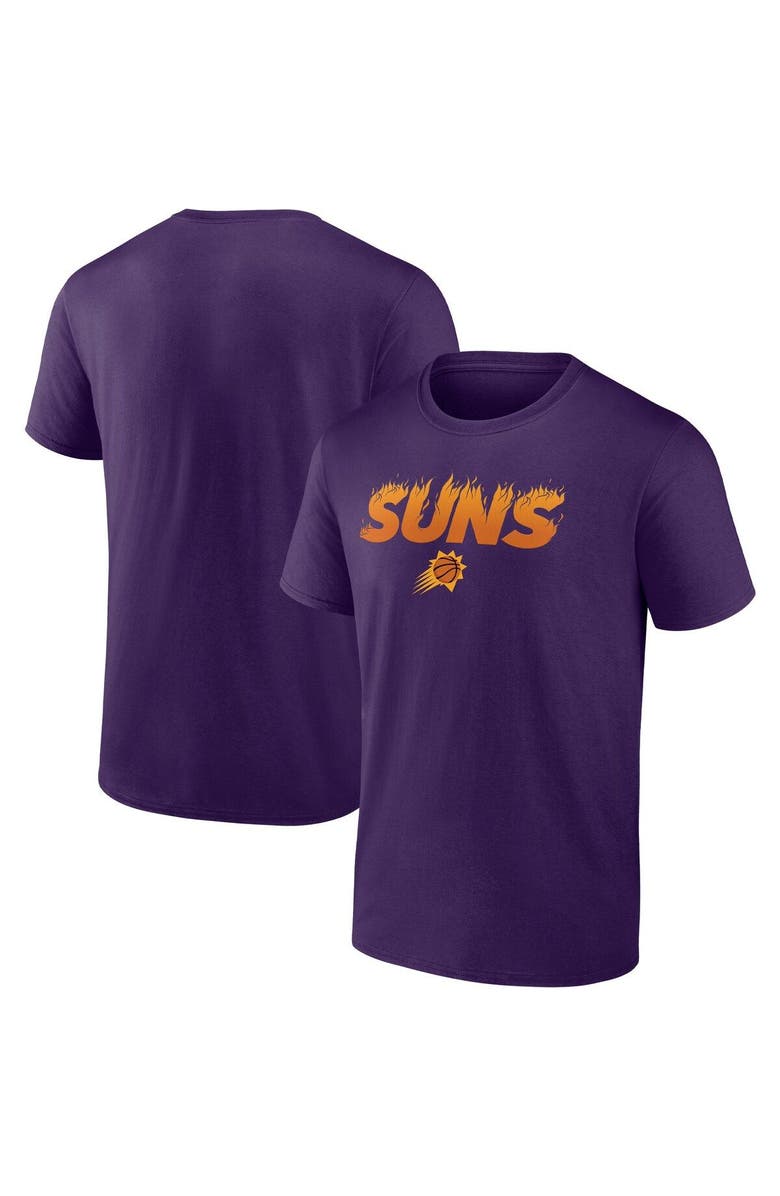 FANATICS Men's Fanatics Branded Purple Phoenix Suns On Fire Hometown Collection T-Shirt, Main, color, Purple